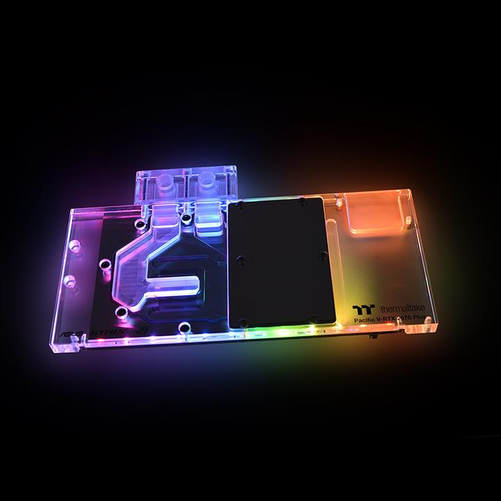 Pacific V-RTX 2070 Plus透明水冷頭 (ASUS ROG顯卡專用)