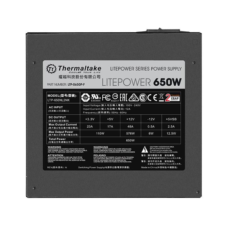 Litepower 650W 電源供應器