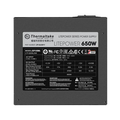 Litepower 650W 電源供應器
