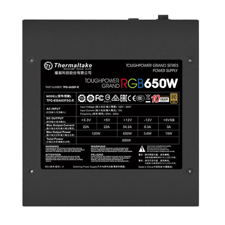 鋼影 Toughpower Grand RGB 650W 金牌電源供應器(全模組)