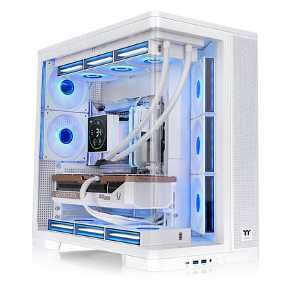 Arcus 380 TG ARGB 中直立式機殼 雪白版