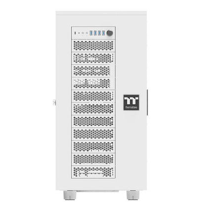AX700 TG強化玻璃超級電腦機殼 雪白版