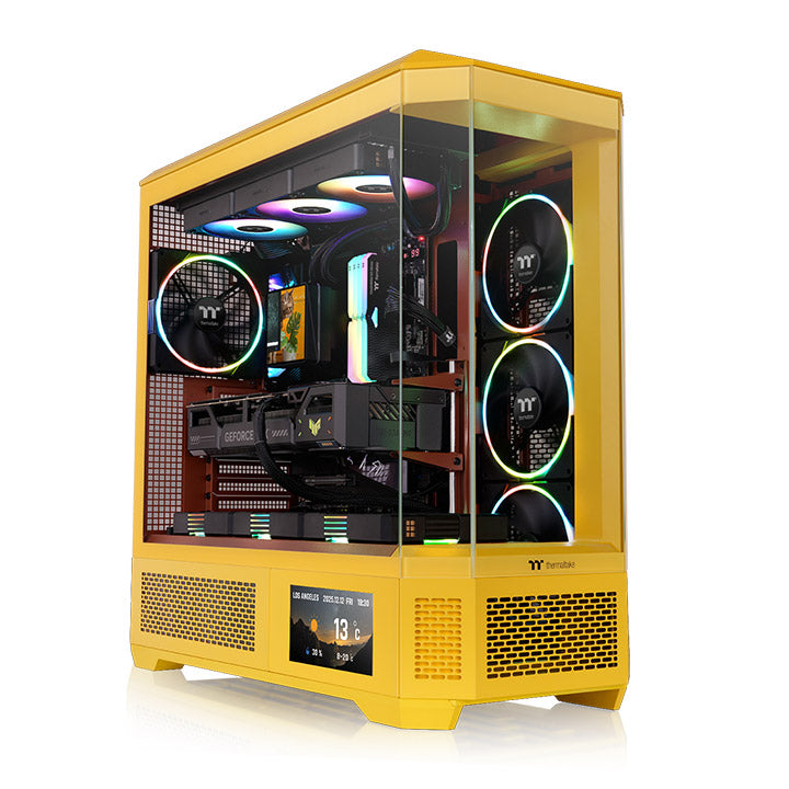 光透 View 600 TG  奶油焦糖高直立式機殼