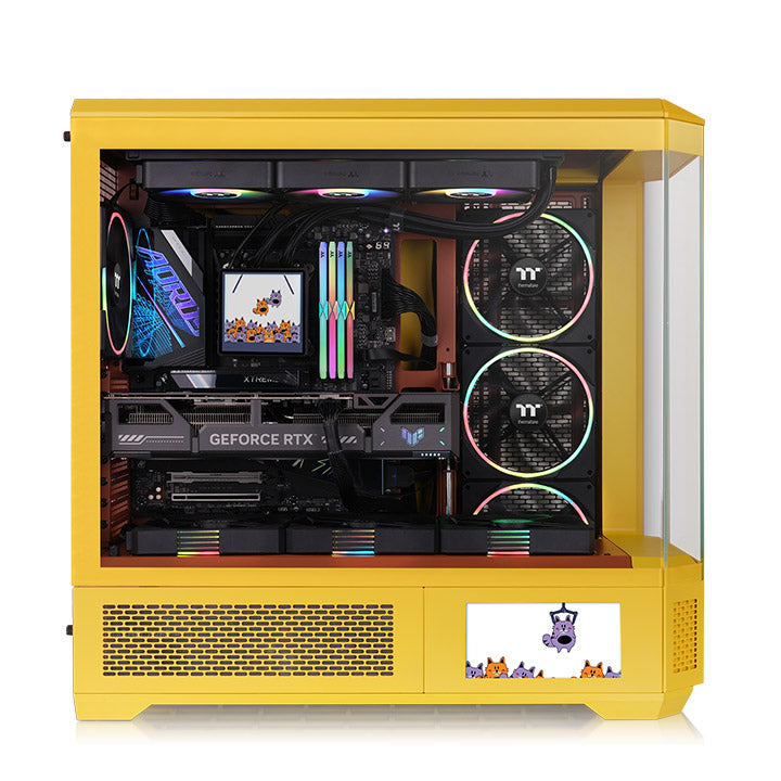 光透 View 600 TG  奶油焦糖高直立式機殼
