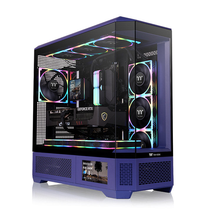 光透 View 600 TG 暮光紫高直立式機殼