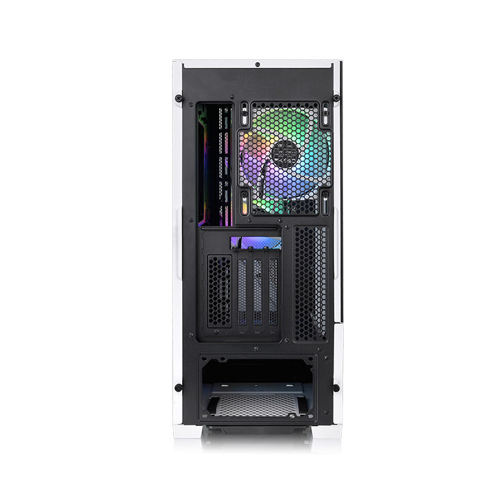 艾坦 Divider 370 TG ARGB 強化玻璃中直立式機殼 雪白版