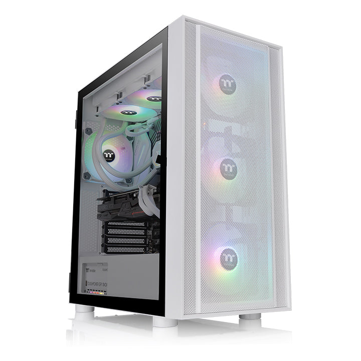 阿迪爾 H570 強化玻璃中直立式機殼  雪白版
