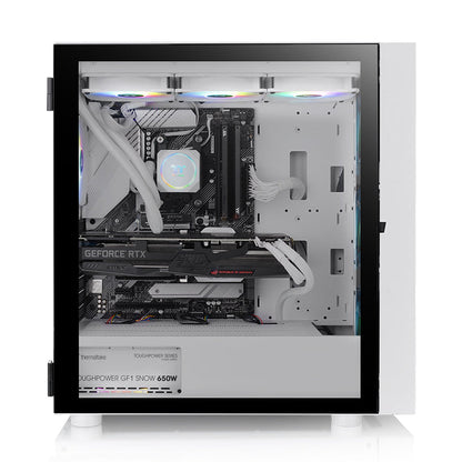 阿迪爾 H570 強化玻璃中直立式機殼  雪白版