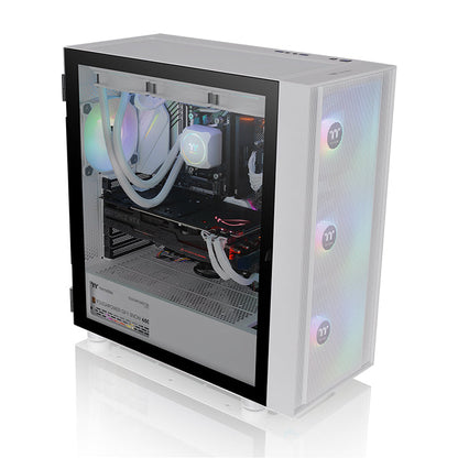 阿迪爾 H570 強化玻璃中直立式機殼  雪白版
