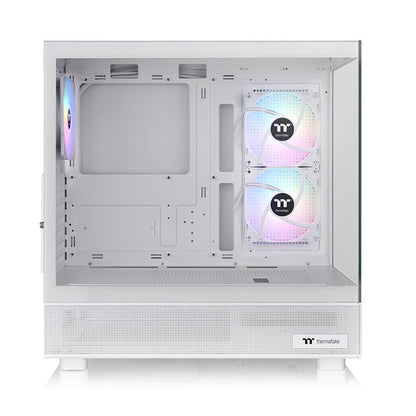 光透 View 270 Plus TG ARGB 強化玻璃中直立式機殼 雪白版