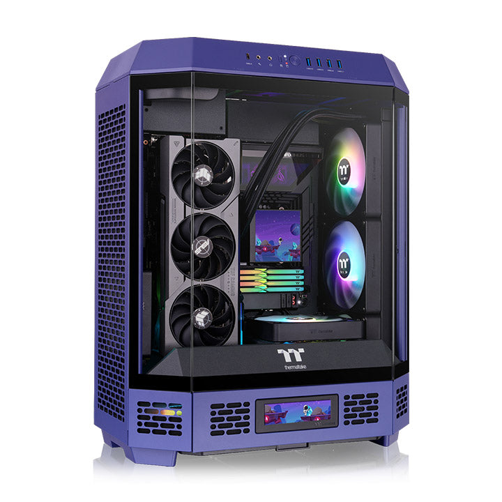 透視The Tower 600 中直立式機殼 暮光紫