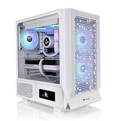 勁透 Ceres 330 TG ARGB 中直立式機殼雪白版