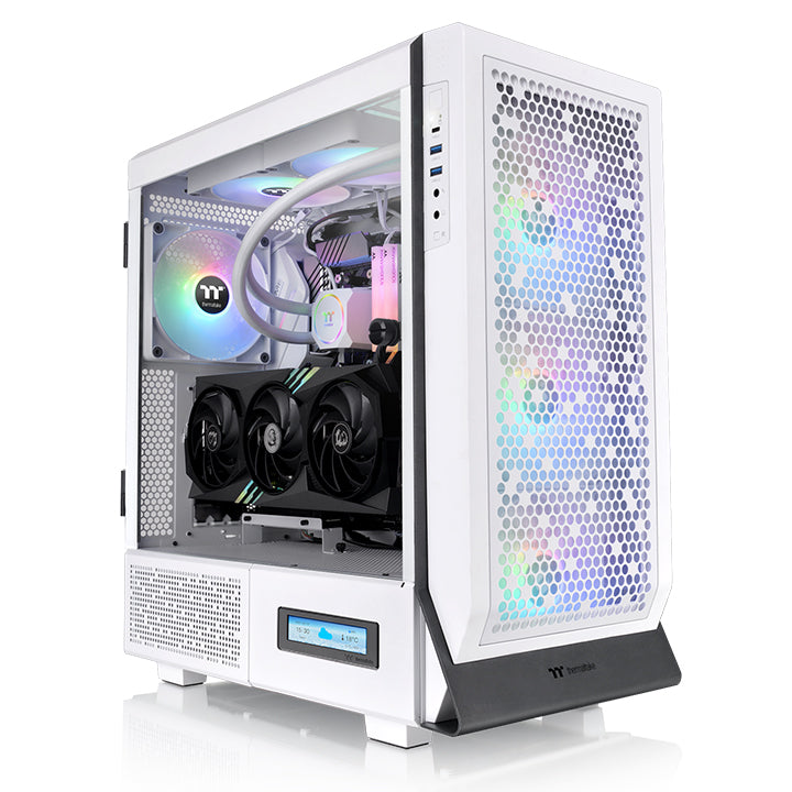 勁透 Ceres 500 TG ARGB中直立式機殼 雪白版