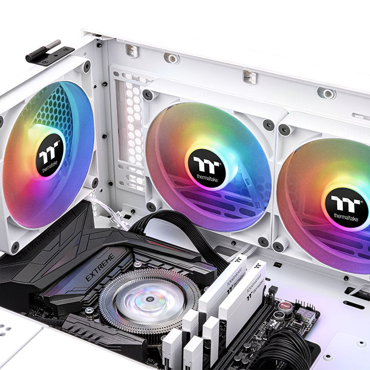 CT120 ARGB 主板連動系統散熱風扇 (雙顆包) - 白色