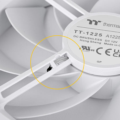 TS120 EX RGB系統散熱風扇 (三顆包) - 白色