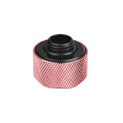 Pacific G1/4 PETG Tube 16mm OD硬管管接頭 – 玫瑰金色 (六顆組合包)
