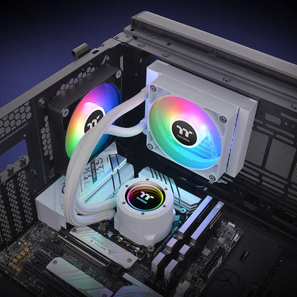 TH120 V2 ARGB Sync主板連動版一體式水冷散熱器 – 雪白版