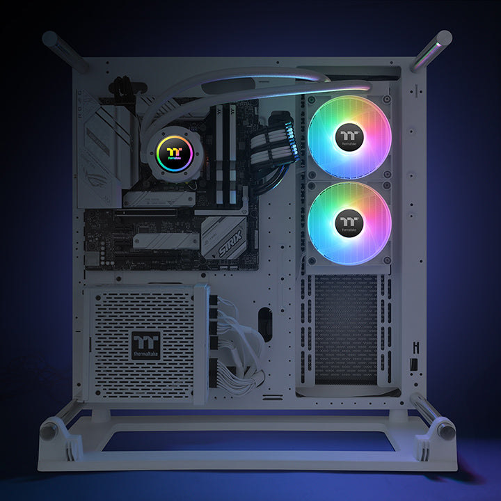 TH240 V2 ARGB Sync主板連動版 一體式水冷散熱器 – 雪白版