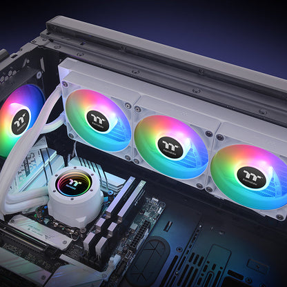 TH360 V2 ARGB Sync主板連動版一體式水冷散熱器– 雪白版