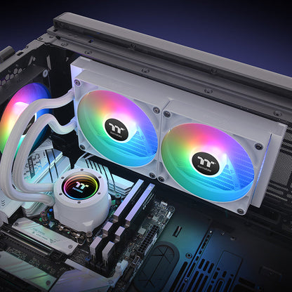 TH280 V2 ARGB Sync主板連動版一體式水冷散熱器– 雪白版