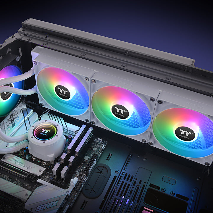 TH420 V2 ARGB Sync主板連動版一體式水冷散熱器 – 雪白版