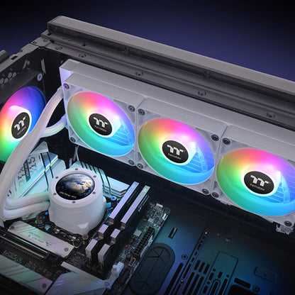 TH360 V2 Ultra ARGB Sync主板連動版一體式水冷散熱器 – 雪白版