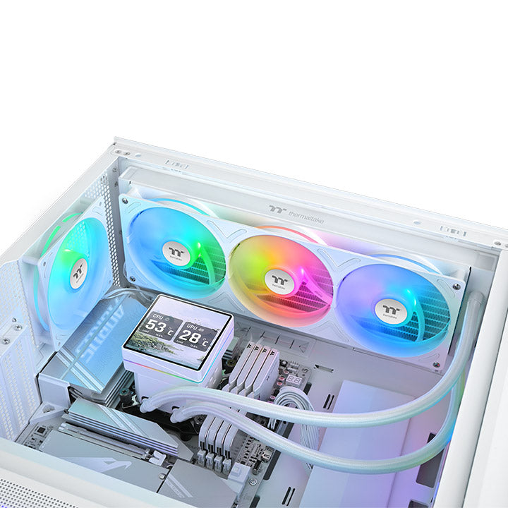 TH360 V3 Ultra ARGB Sync一體式水冷散熱器 - 雪白版