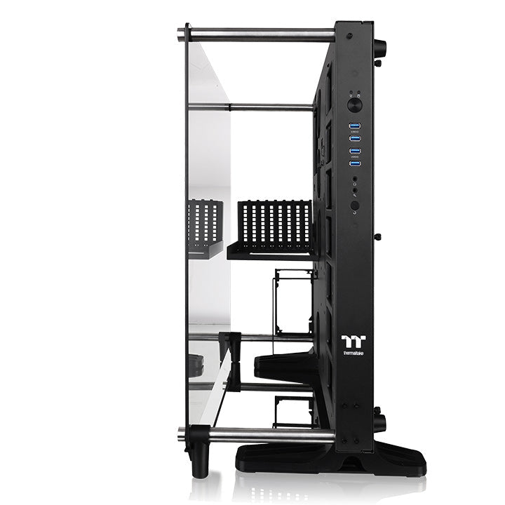 Core P5 TG V2黑色版壁掛式強化玻璃機殼