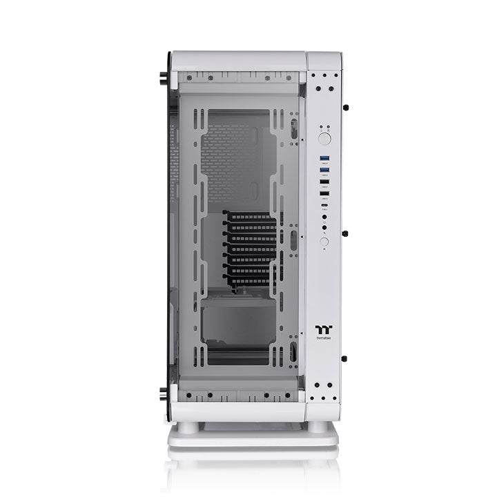 Core P6 TG 強化玻璃中直立式機殼 雪白版