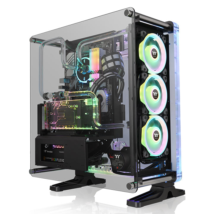 DistroCase™ 350P 中直立式強化玻璃水道板機殼