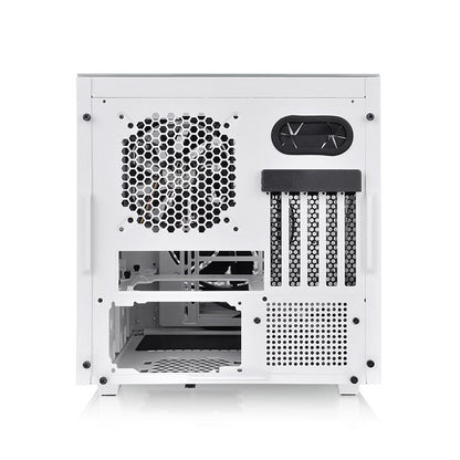 艾坦 Divider 200 TG Air 橫躺式小型強化玻璃機殼    雪白版