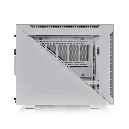 艾坦 Divider 200 TG 橫躺式小型強化玻璃機殼 雪白版