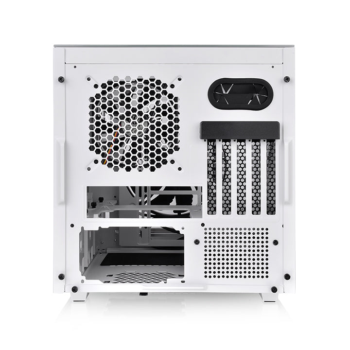 艾坦 Divider 200 TG 橫躺式小型強化玻璃機殼 雪白版