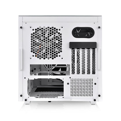 艾坦 Divider 200 TG 橫躺式小型強化玻璃機殼 雪白版