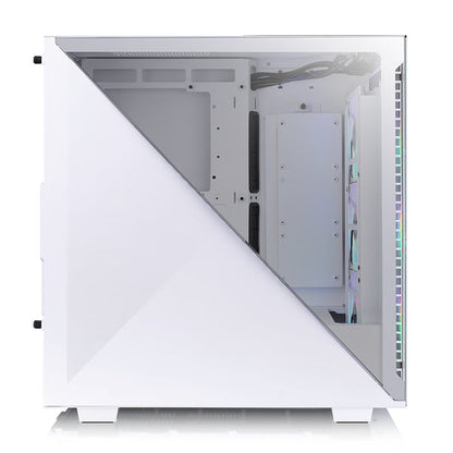 艾坦 Divider 300 TG ARGB 強化玻璃中直立式機殼 雪白版