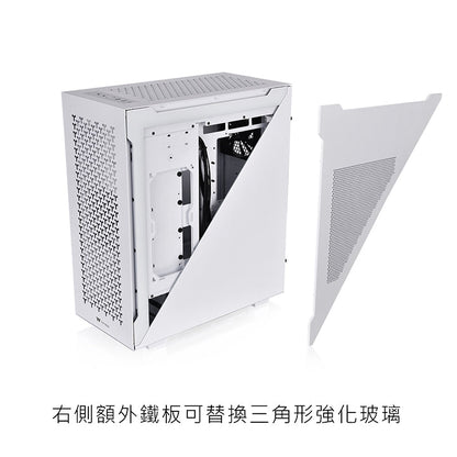 艾坦 Divider 500 TG Air 強化玻璃中直立式機殼 雪白版