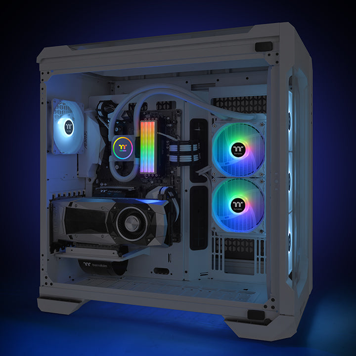 Floe RC240 CPU記憶體一體式水冷散熱器 – 雪白版