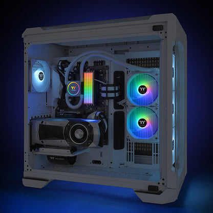 Floe RC240 CPU記憶體一體式水冷散熱器 – 雪白版