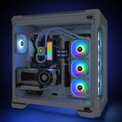 Floe RC360 CPU記憶體一體式水冷散熱器 – 雪白版