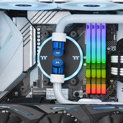 Pacific G1/4 PETG Tube 16mm OD硬管管接頭 – 藍色 (2顆組合包)