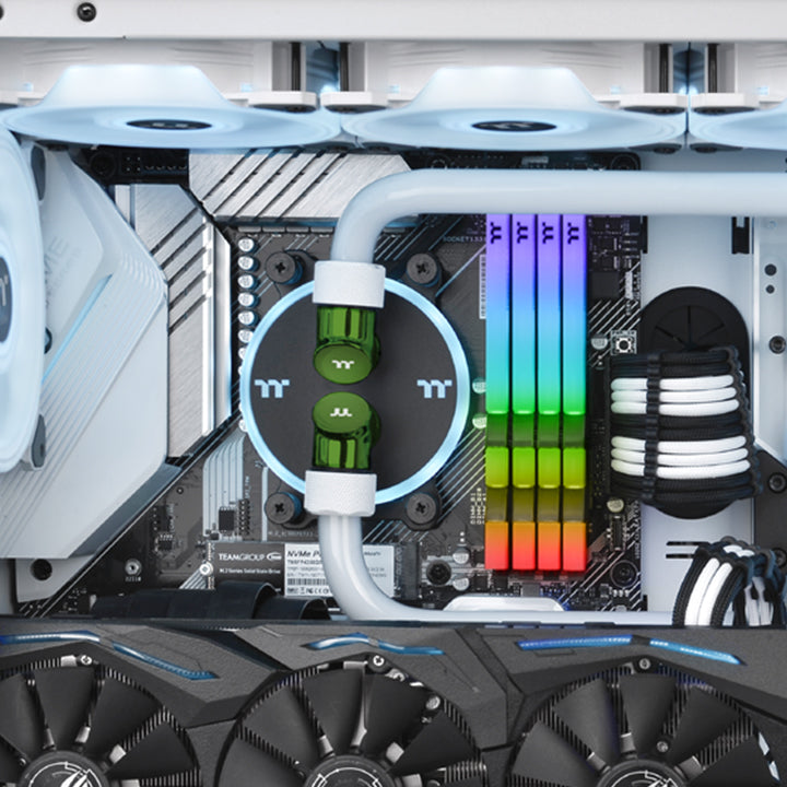 Pacific G1/4 PETG Tube 16mm OD硬管管接頭 – 綠色 (2顆組合包)