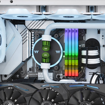 Pacific G1/4 PETG Tube 16mm OD硬管管接頭 – 綠色 (2顆組合包)