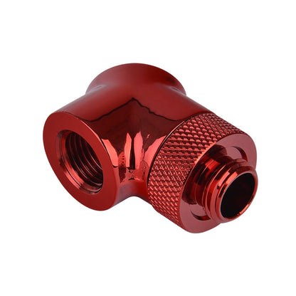 Pacific G1/4 PETG Tube 16mm OD硬管管接頭 – 紅色 (2顆組合包)