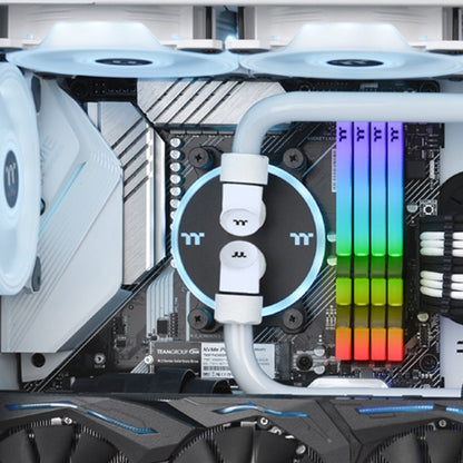 Pacific G1/4 PETG Tube 16mm OD硬管管接頭 – 白色 (2顆組合包)