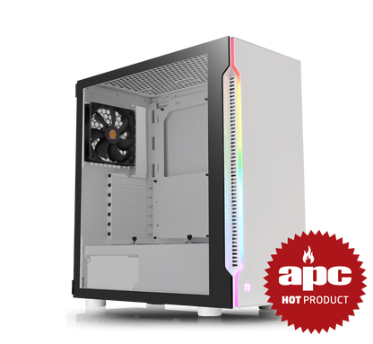 阿迪爾 H200 TG Snow RGB 強化玻璃中直立式機殼