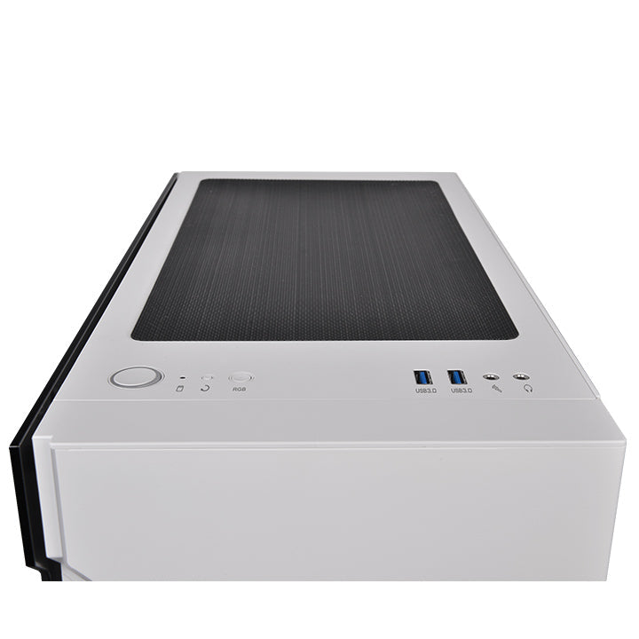 阿迪爾 H200 TG Snow RGB 強化玻璃中直立式機殼