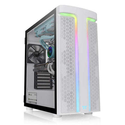 阿迪爾 H590 強化玻璃中直立式機殼 雪白版