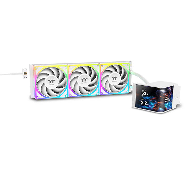 MAGCurve 360 Ultra ARGB Sync一體式水冷散熱器 - 雪白版