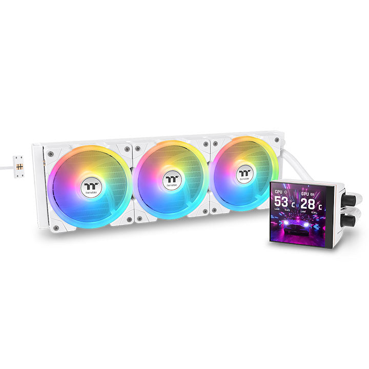 MAGFloe 360 Ultra ARGB Sync主板連動版一體式水冷散熱器 - 雪白版