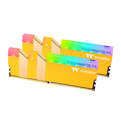 鋼影TOUGHRAM RGB D5 記憶體 DDR5 5600MT/s 32GB (16GB x2) – 尊爵金